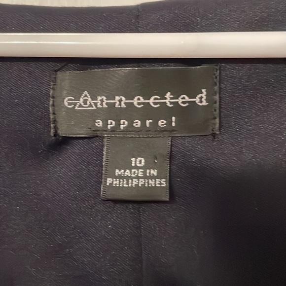 Navy dress with polka dots - Picture 3 of 3